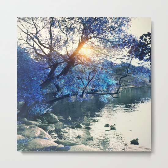 Hope in blue Metal Print