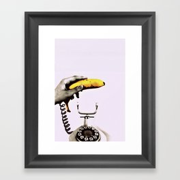 banana phone Framed Art Print