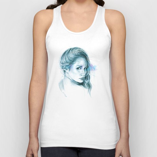 Look away, look away... | blue Unisex Tank Top