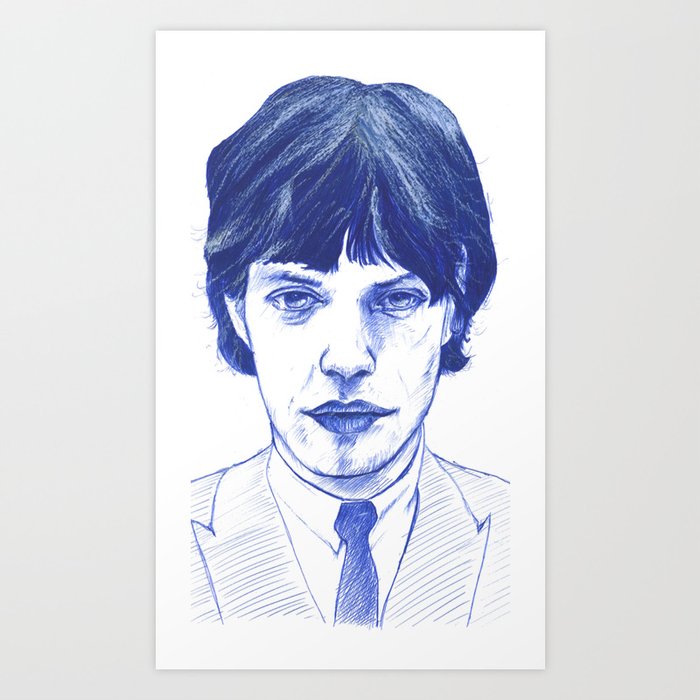 Pen portraits Art Print by blindguardian82 Society6