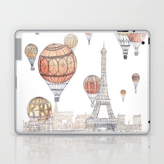 Voyages Over Paris ~ Refresh Laptop & iPad Skin