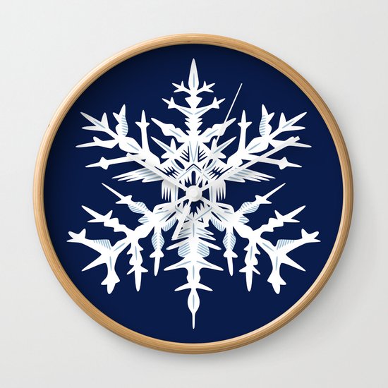 Evil Snow Wall Clock