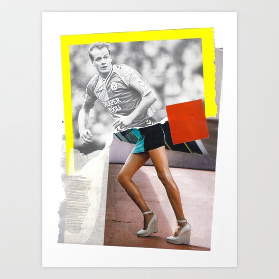 Football Fashion #9 Art Print