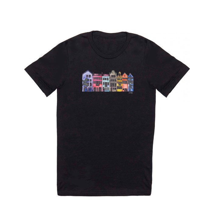 Rainbow Row – Charleston T Shirt