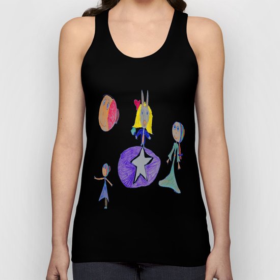 Alice | Up to the light sky Unisex Tank Top