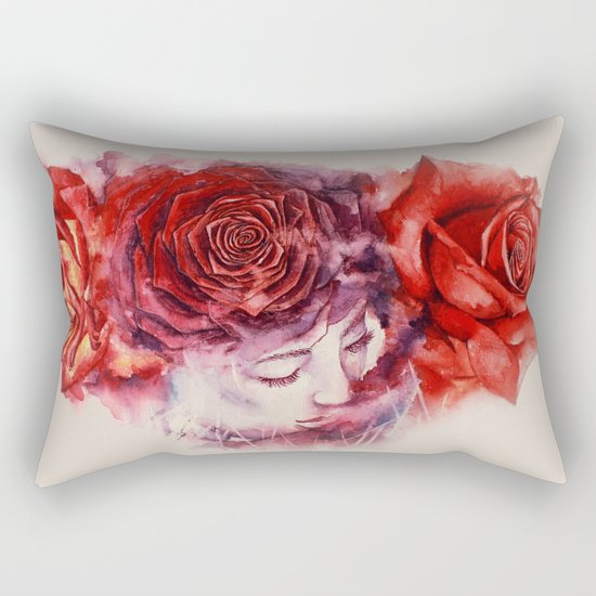 Less Than Three Rectangular Pillow