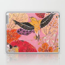 Finches and Lanterns Laptop Skin