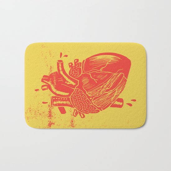 heart2 Bath Mat