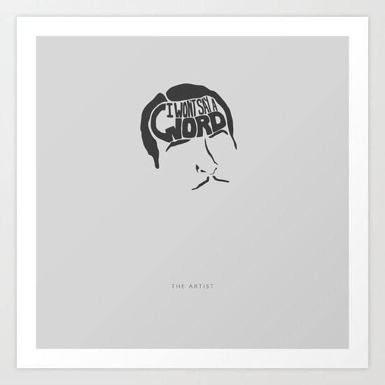I Won't Say a Word! -The Artist Art Print
