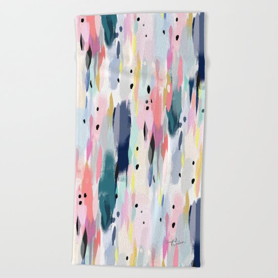 Illumination - Pink Twilight Beach Towel