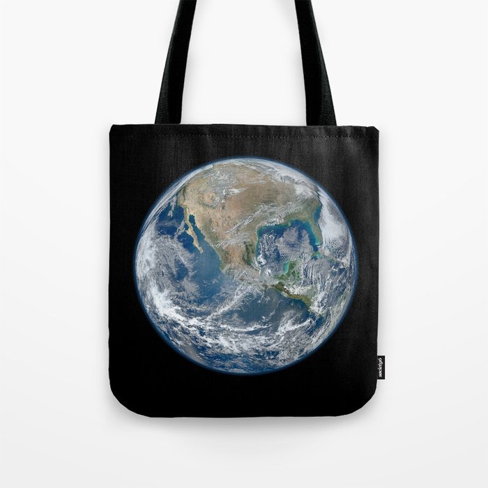 Planet Earth from Above Tote Bag