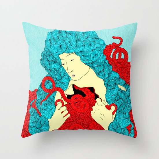 Heian II Throw Pillow