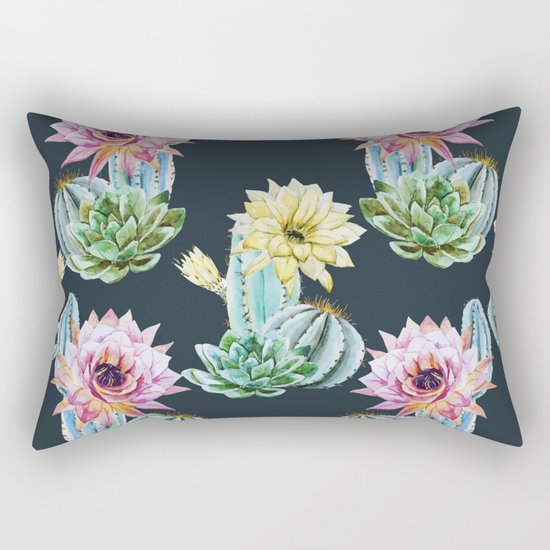 Cactus Pattern 07 Rectangular Pillow