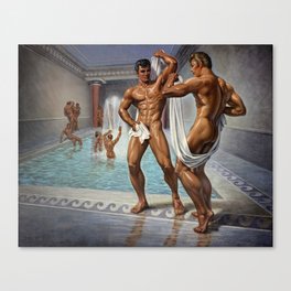 Bathhouse Boys Canvas Print
