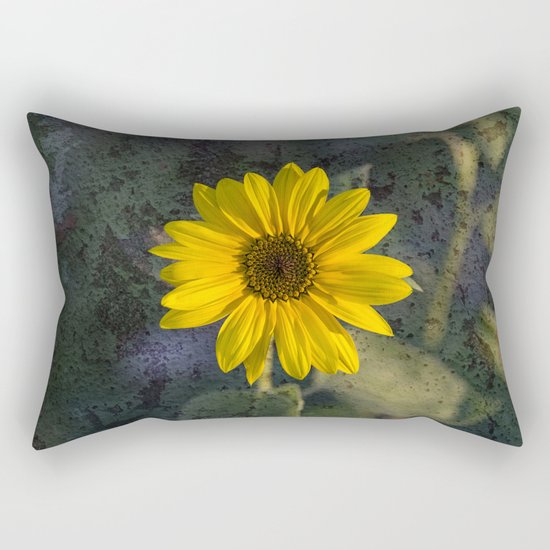 Sunflower texture Rectangular Pillow