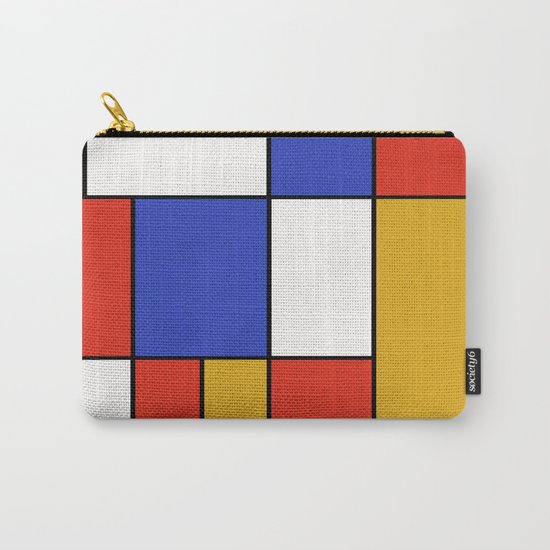 Abstract #401 Mondriaan #8 Carry-All Pouch