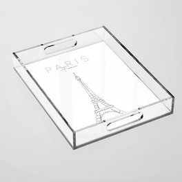 Paris Eiffel Tower Acrylic Tray