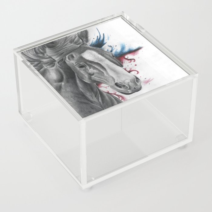 Horse running Acrylic Box