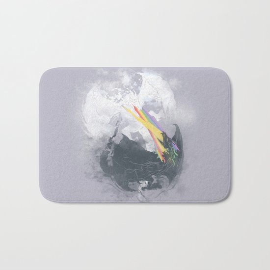 Clash of the sky Dragons Bath Mat