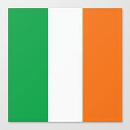 Ireland Flag Print Irish Country Pride Patriotic Pattern Canvas Print