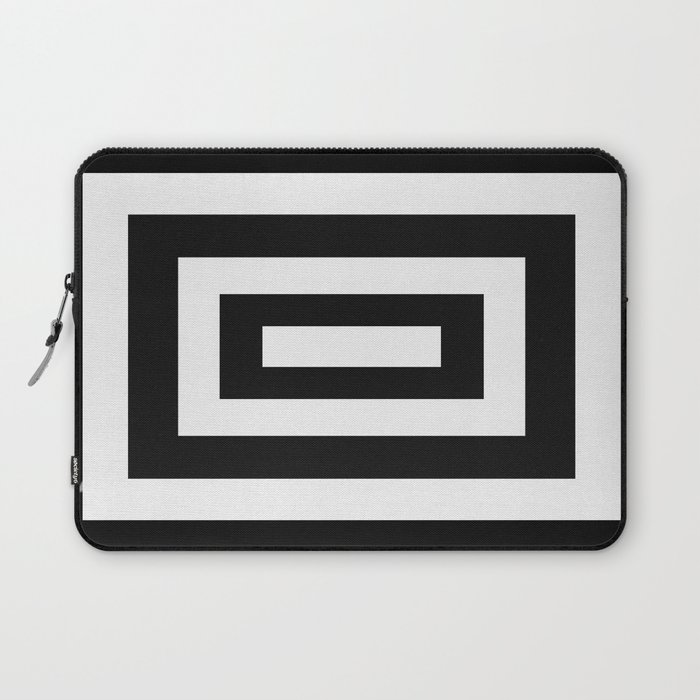 Black and White Laptop Sleeve