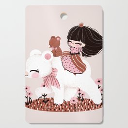 Precious Collection - the princess and the bears Cutting Board