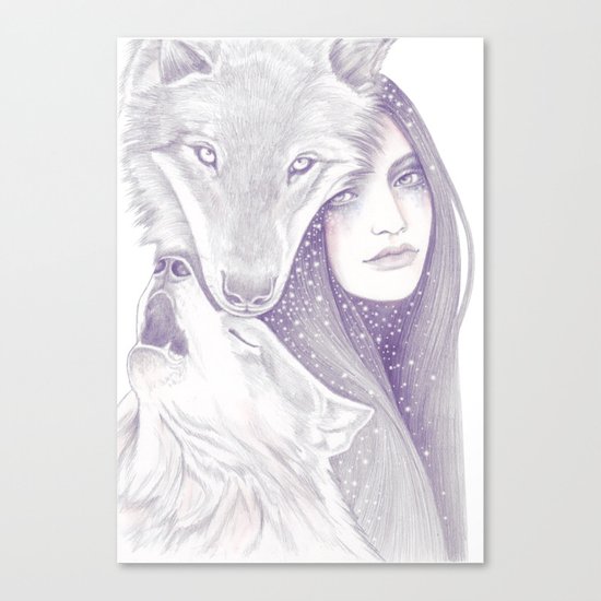 Winter Allies Canvas Print