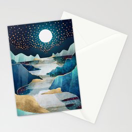 Moon Glow Stationery Card