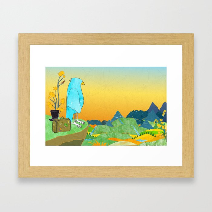 The Journey Begins (from the book, "You, the Magician") Framed Art Print