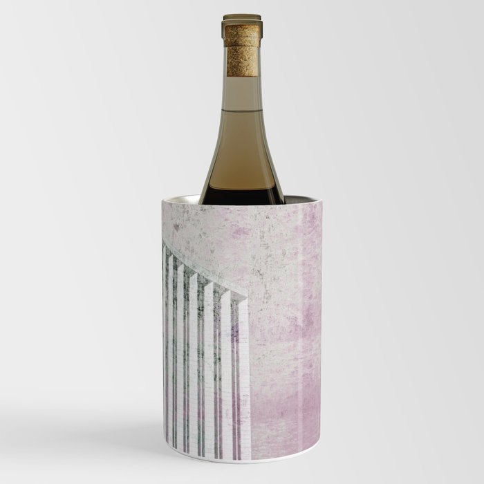 pink blush skyscraper abstract architecture construction Wine Chiller