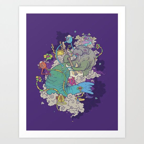 Trip of a lifetime Art Print