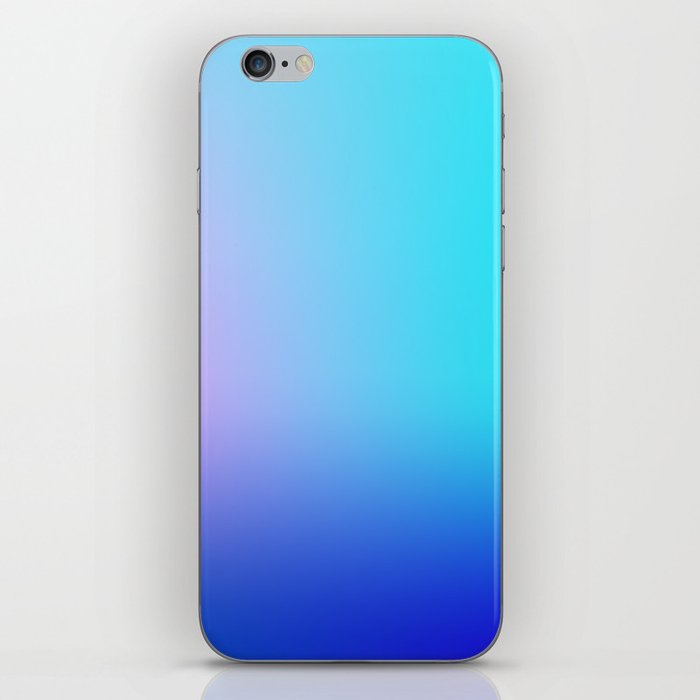 2 Blue Gradient Background 220715 Minimalist Art Valourine Digital Design iPhone Skin