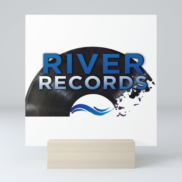 River Records Logo Mini Art Print