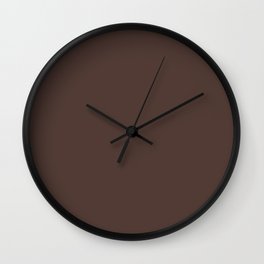 So Royally Brown Wall Clock