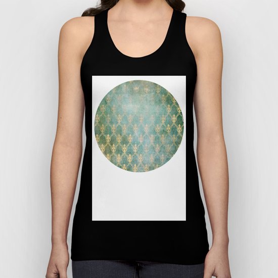 Damask Vintage Pattern 02 Unisex Tank Top