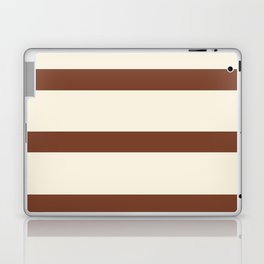 Striped brown light brown pattern Laptop Skin