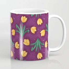 Dutch Tulips in Purple Coffee Mug