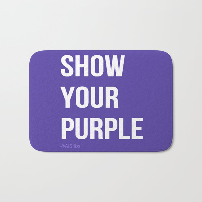 Show Your Purple #2 Bath Mat
