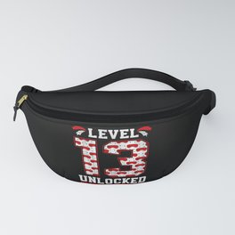 Level 13 Unlocked Official Teenager Design For 13 Fanny Pack