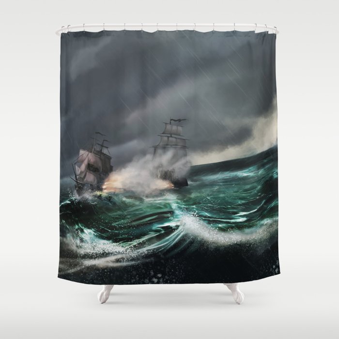 Pirate of the caribbean Shower Curtain