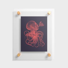 Octopussy Man under the Sea Abstract Concept Art Floating Acrylic Print