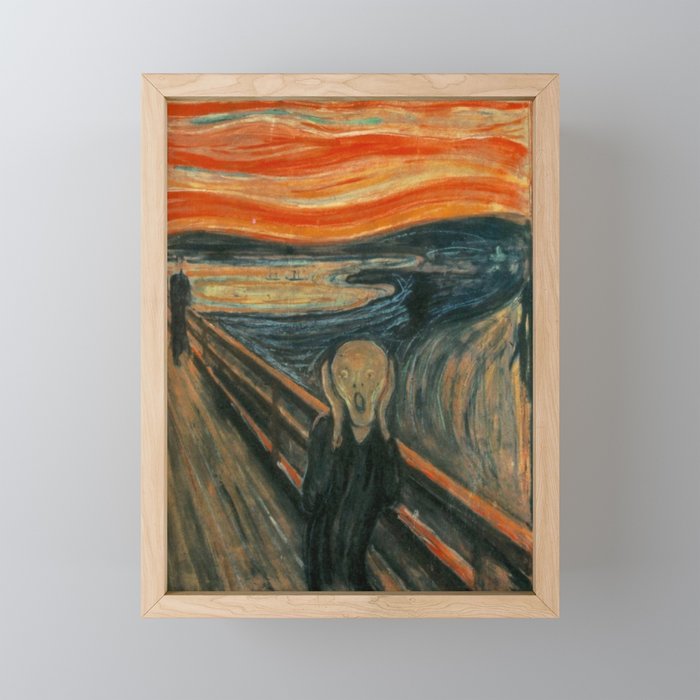 The Scream - Edvard Munch Framed Mini Art Print
