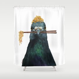 Ramen Pigeon No. 1 Shower Curtain