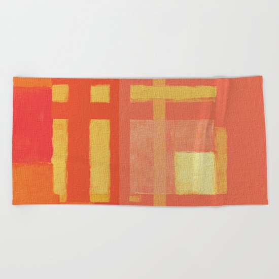 Urban Intersections 1 Beach Towel