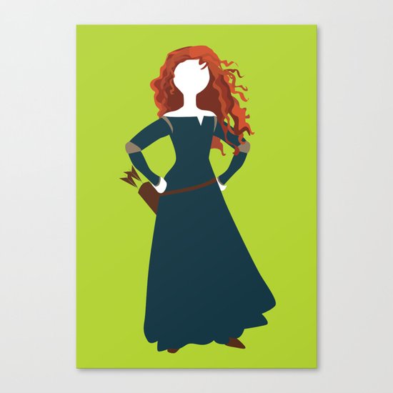 Merida from the Brave Canvas Print