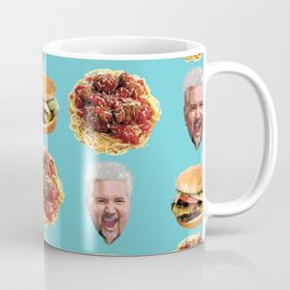 Flavortown, USA (Guy Fieri) Coffee Mug | Graphicdesign, Chef, Funny, Pattern, Vector, Fieri, Cooking, Guyfieri, Television, Diner 