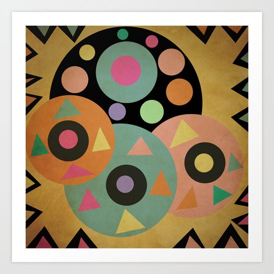 circles Art Print