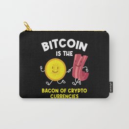 Bitcoin Is The Bacon Cryptocurrency Btc Carry-All Pouch
