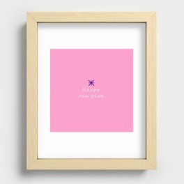 Happy new year 23 Recessed Framed Print