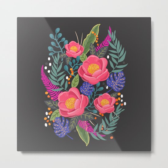 Romantic Blossom night version Metal Print
